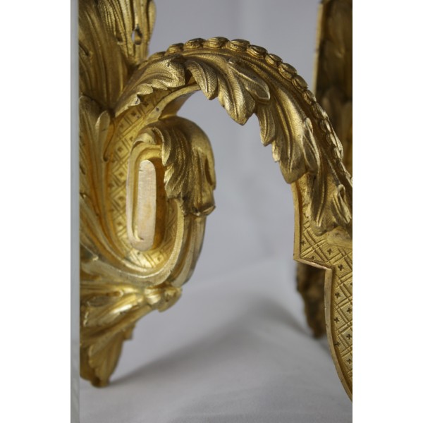 1 PAIRE D' embrasses, Accessoires pour Rideaux Bronze / Laiton