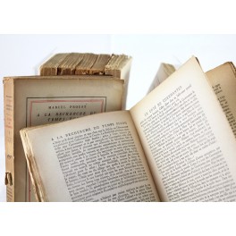 8 livres de Marcel Proust éditions NRF de 1924 à 1927