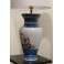 Lampe dans le goût de la porcelaine Paris sur le thème des Bacchanales époque fin 19ème siècle
