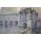 Tableau aquarelle château de Chenonceau par Marius Robert 1912