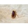 Bague marquise or jaune et grenat Tour de doigts 54