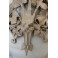 Vase en grès hirondelles et mascarons Sarreguemines, fin 19ème siècle