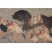 Estampe japonaise de Ichiryûsai Hiroshige 'Festival au sanctuaire d'Atsuta' 1ère moitié du 20ème siècle
