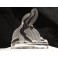 Sculpture en cristal moulé dépoli attribué à Baccarat, Joséphine Baker 1925 VENDU