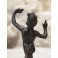 Sculpture en bronze 'Faune Dansant' fin 19ème siècle