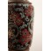 Lampe en faïence aux motifs de fleurs monture en bronze et laiton Fin 19ème siècle
