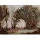 Gouache 'La danse des nymphes' d'après Camille Corot époque 19ème siècle