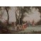 Gouache 'La danse des nymphes' d'après Camille Corot époque 19ème siècle