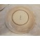 Assiette en faïence de Satsuma rose à décor de fleurs et d'oiseau fin 19ème siècle