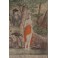 Deux gravures aquarellées 'L'eau et le feu' vers 1800, époque Empire