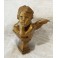 Cachet en bronze doré représentant un angelot, signé Luca Madrassi (1848-1919)