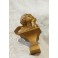 Cachet en bronze doré représentant un angelot, signé Luca Madrassi (1848-1919)
