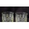 Deux verres gravés en Ouraline, vers 1900