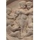 Médaillon en terre cuite Putti musiciens fin 19ème siècle