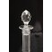 Paire de carafes en cristal taillé style Art déco vers 1930