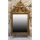 Miroir à fronton en bois doré style Louis XVI 19ème siècle