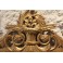 Miroir à fronton en bois doré style Louis XVI 19ème siècle