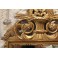 Miroir à fronton en bois doré style Louis XVI 19ème siècle