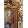 Miroir à fronton en bois doré style Louis XVI 19ème siècle