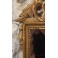 Miroir à fronton en bois doré style Louis XVI 19ème siècle