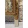 Miroir à fronton en bois doré style Louis XVI 19ème siècle