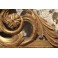 Miroir à fronton en bois doré style Louis XVI 19ème siècle