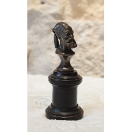 Petit sujet en bronze orientaliste 'Ibrahim pacha' fin 19ème siècle