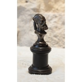 Petit sujet en bronze orientaliste 'Ibrahim pacha' fin 19ème siècle