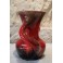 Vase en faïence de Saint-Paul-de-Vence rouge flammé vers 1970
