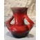 Vase en faïence de Saint-Paul-de-Vence rouge flammé vers 1970