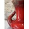 Vase en faïence de Saint-Paul-de-Vence rouge flammé vers 1970