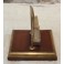 Calendrier perpétuel en bois et laiton complet vers 1940