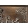Grande plaque en bronze scène de bacchanales d'après Clodion, Thiébaut Frères 19ème siècle