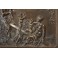 Grande plaque en bronze scène de bacchanales d'après Clodion, Thiébaut Frères 19ème siècle