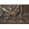 Grande plaque en bronze scène de bacchanales d'après Clodion, Thiébaut Frères 19ème siècle