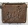 Grande plaque en bronze scène de bacchanales d'après Clodion, Thiébaut Frères 19ème siècle