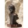 Sculpture en bronze buste de femme à l'insecte Jean Garnier (1853-1930)