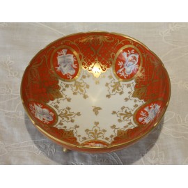 Coupe sur pied en porcelaine Le Tallec à Paris 20ème siècle