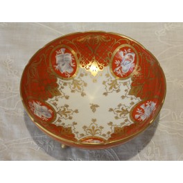Coupe sur pied en porcelaine Le Tallec à Paris 20ème siècle