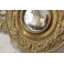 Paire de miroirs de sorcières laiton repoussé fin 19ème siècle