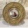 Paire de miroirs de sorcières laiton repoussé fin 19ème siècle