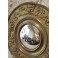Paire de miroirs de sorcières laiton repoussé fin 19ème siècle