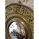 Paire de miroirs de sorcières laiton repoussé fin 19ème siècle