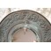 Paire de miroirs de sorcières laiton repoussé fin 19ème siècle