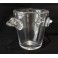 Seau à champagne en cristal signé Schneider France vers 1950