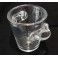 Seau à champagne en cristal signé Schneider France vers 1950