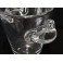 Seau à champagne en cristal signé Schneider France vers 1950
