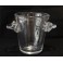 Seau à champagne en cristal signé Schneider France vers 1950