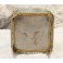 Boîte à bijoux en laiton et verre biseauté Napoléon III fin 19ème siècle