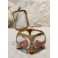 Boîte à bijoux en laiton et verre biseauté Napoléon III fin 19ème siècle